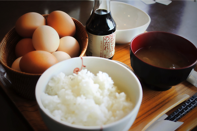 白老たまごの里マザーズ 卵かけご飯
